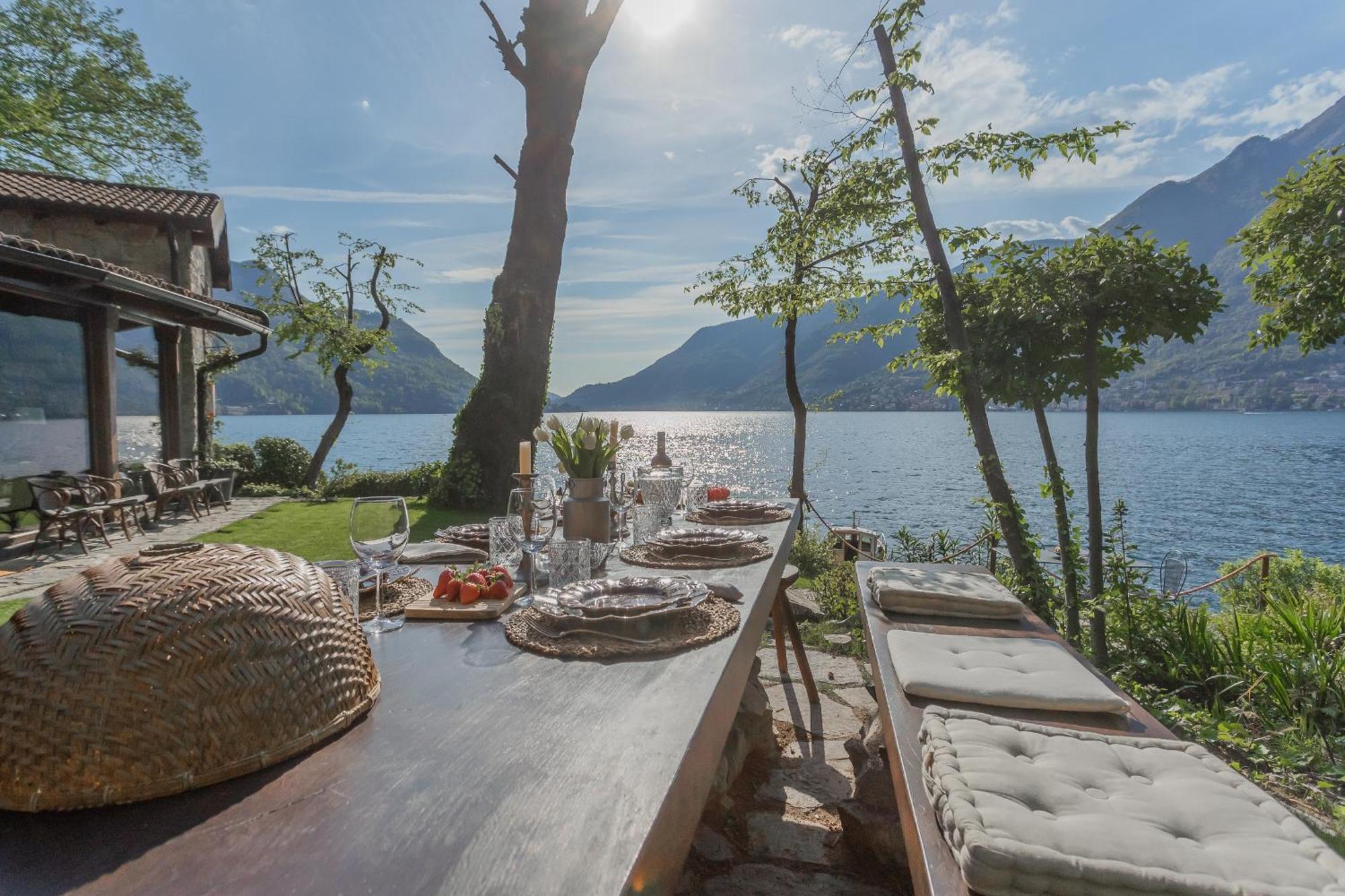 The Writer'S Nest Waterfront Villa By Rent All Como Faggeto Lario 外观 照片