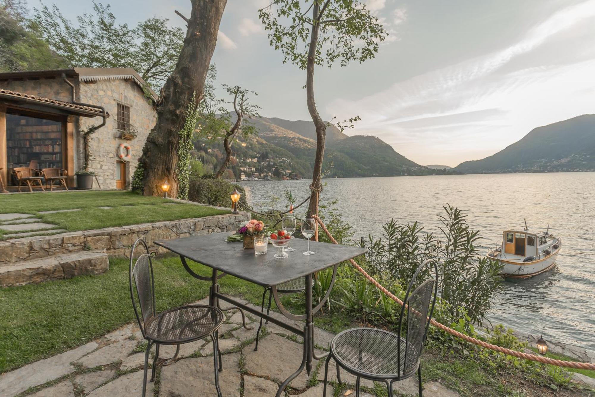 The Writer'S Nest Waterfront Villa By Rent All Como Faggeto Lario 外观 照片